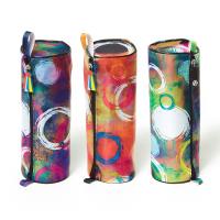 Пенал школьный тубус из текстильных материалов размер 7,5*21см