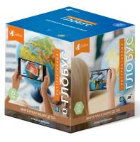 Глобус Интерактивный Земли физико-политический 250 мм. с подсветкой