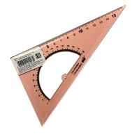 Треугольник пластиковый 17 см 30/60 + транспортир