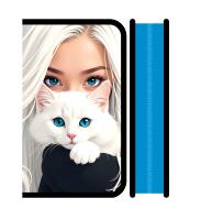 ПО-021-девушка-и-кот