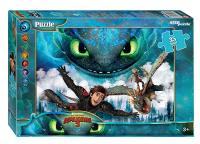 Мозаика "puzzle" 35 MAXI "Как приручить дракона - 3" (DreamWorks)