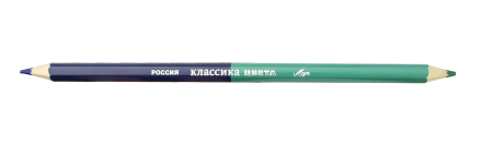 1 карандаш синезеленый