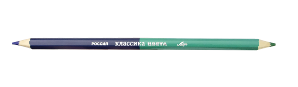 1 карандаш синезеленый